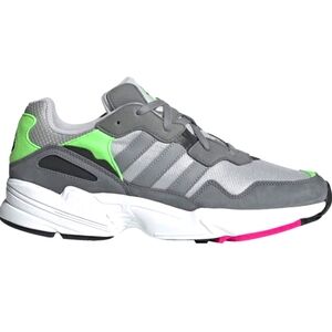 Adidas Gray and Green Sneakers